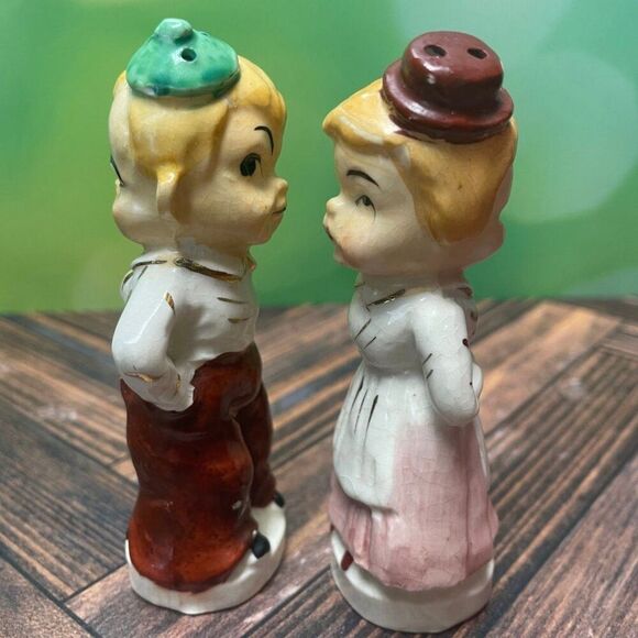 1940s/1950s 'Turnabout' Salt & Pepper Shakers – Made in Japan - Picture 4 of 9